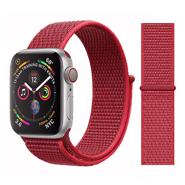 Strap For Apple Watch band 5 44 mm 40mm 42mm 38 mm iwatch Series 3 2 1 Nylon Sport Loop watchband Bracelet apple watch 5 4 band