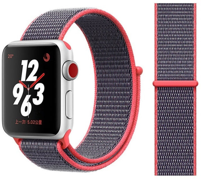 Strap For Apple Watch band 5 44 mm 40mm 42mm 38 mm iwatch Series 3 2 1 Nylon Sport Loop watchband Bracelet apple watch 5 4 band