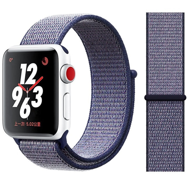 Strap For Apple Watch band 5 44 mm 40mm 42mm 38 mm iwatch Series 3 2 1 Nylon Sport Loop watchband Bracelet apple watch 5 4 band