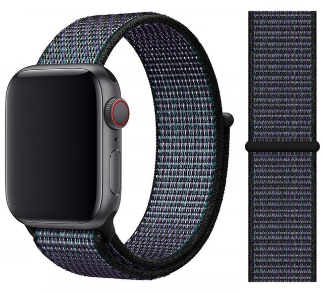 Strap For Apple Watch band 5 44 mm 40mm 42mm 38 mm iwatch Series 3 2 1 Nylon Sport Loop watchband Bracelet apple watch 5 4 band