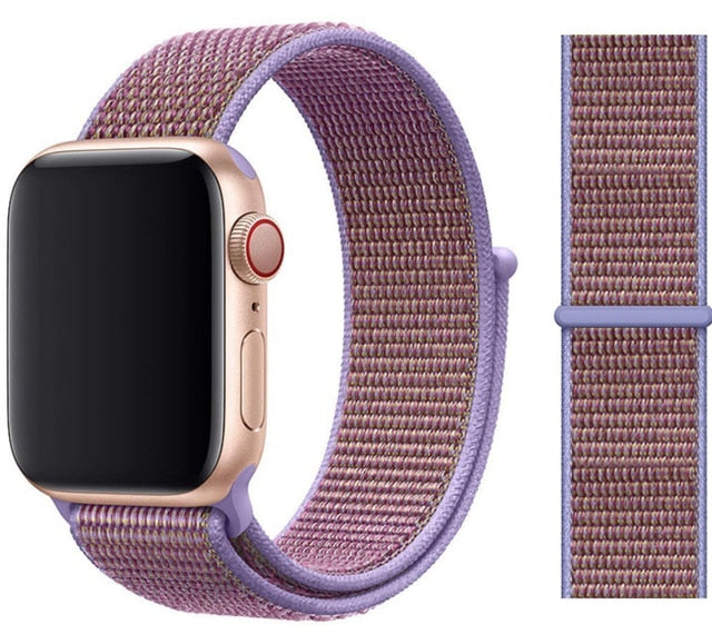 Strap For Apple Watch band 5 44 mm 40mm 42mm 38 mm iwatch Series 3 2 1 Nylon Sport Loop watchband Bracelet apple watch 5 4 band