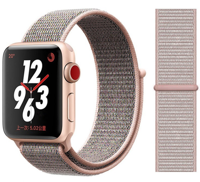 Strap For Apple Watch band 5 44 mm 40mm 42mm 38 mm iwatch Series 3 2 1 Nylon Sport Loop watchband Bracelet apple watch 5 4 band
