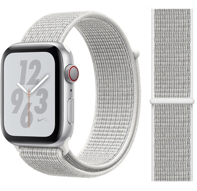 Strap For Apple Watch band 5 44 mm 40mm 42mm 38 mm iwatch Series 3 2 1 Nylon Sport Loop watchband Bracelet apple watch 5 4 band