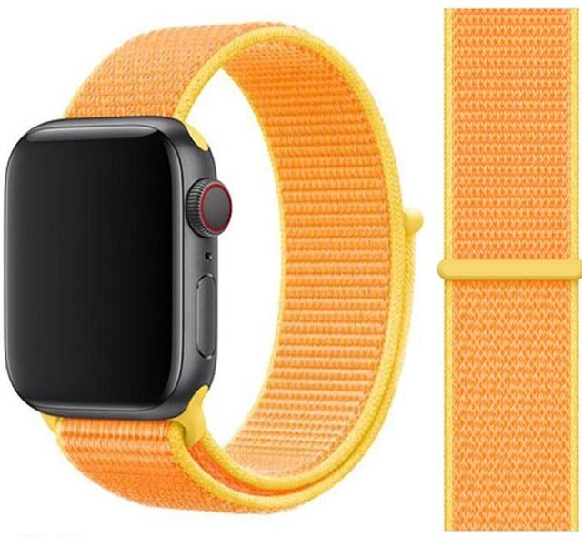 Strap For Apple Watch band 5 44 mm 40mm 42mm 38 mm iwatch Series 3 2 1 Nylon Sport Loop watchband Bracelet apple watch 5 4 band