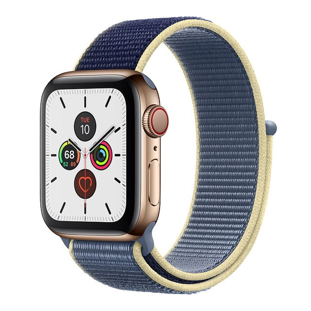 Strap For Apple Watch band 5 44 mm 40mm 42mm 38 mm iwatch Series 3 2 1 Nylon Sport Loop watchband Bracelet apple watch 5 4 band