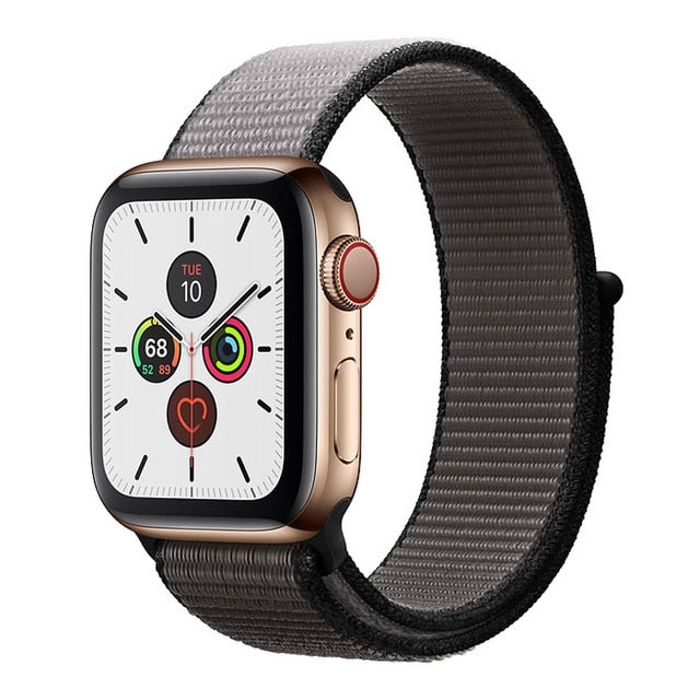 Strap For Apple Watch band 5 44 mm 40mm 42mm 38 mm iwatch Series 3 2 1 Nylon Sport Loop watchband Bracelet apple watch 5 4 band