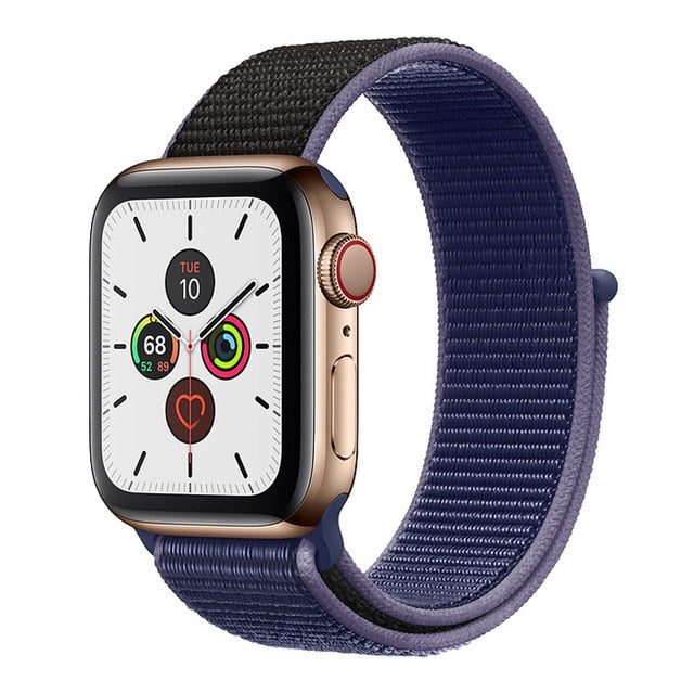 Strap For Apple Watch band 5 44 mm 40mm 42mm 38 mm iwatch Series 3 2 1 Nylon Sport Loop watchband Bracelet apple watch 5 4 band