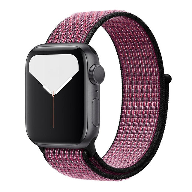 Strap For Apple Watch band 5 44 mm 40mm 42mm 38 mm iwatch Series 3 2 1 Nylon Sport Loop watchband Bracelet apple watch 5 4 band