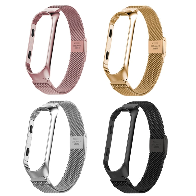 Mi Band 3 Strap Bracelet Metal Wristband pulseiras Xiaomi Mi Band 3 xiaomi Smart  Accessories Correa mi Band 3 wrist Strap