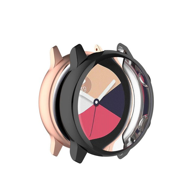 for Galaxy Watch active case Samsung galaxy watch active 2 44mm 40mm bumper Protector HD Full coverage Screen Protection case