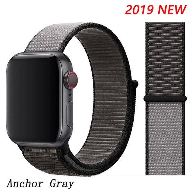 Strap For Apple Watch band 44mm/40mm Sport loop iwatch band 5 42mm 38mm correa pulseira apple watch 5 3 4 band nylon watchband