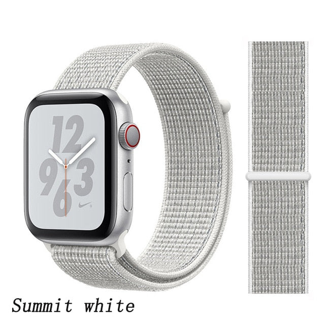 Strap For Apple Watch band 44mm/40mm Sport loop iwatch band 5 42mm 38mm correa pulseira apple watch 5 3 4 band nylon watchband