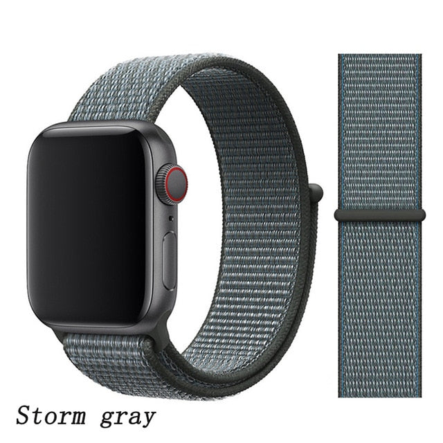 Strap For Apple Watch band 44mm/40mm Sport loop iwatch band 5 42mm 38mm correa pulseira apple watch 5 3 4 band nylon watchband
