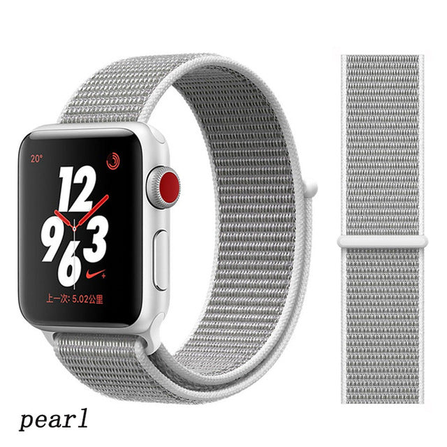 Strap For Apple Watch band 44mm/40mm Sport loop iwatch band 5 42mm 38mm correa pulseira apple watch 5 3 4 band nylon watchband
