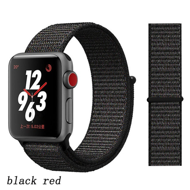 Strap For Apple Watch band 44mm/40mm Sport loop iwatch band 5 42mm 38mm correa pulseira apple watch 5 3 4 band nylon watchband