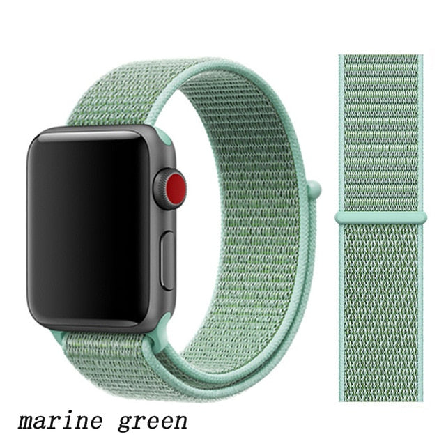 Strap For Apple Watch band 44mm/40mm Sport loop iwatch band 5 42mm 38mm correa pulseira apple watch 5 3 4 band nylon watchband