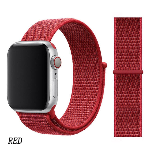 Strap For Apple Watch band 44mm/40mm Sport loop iwatch band 5 42mm 38mm correa pulseira apple watch 5 3 4 band nylon watchband