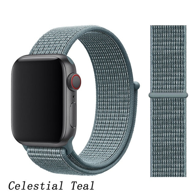 Strap For Apple Watch band 44mm/40mm Sport loop iwatch band 5 42mm 38mm correa pulseira apple watch 5 3 4 band nylon watchband