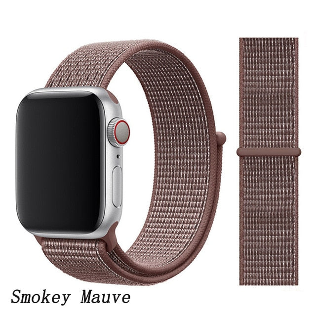 Strap For Apple Watch band 44mm/40mm Sport loop iwatch band 5 42mm 38mm correa pulseira apple watch 5 3 4 band nylon watchband