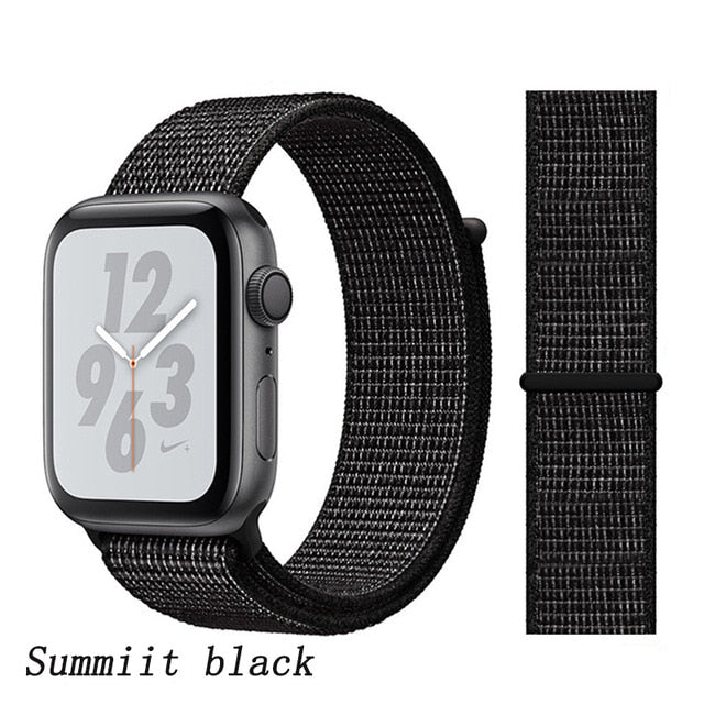 Strap For Apple Watch band 44mm/40mm Sport loop iwatch band 5 42mm 38mm correa pulseira apple watch 5 3 4 band nylon watchband