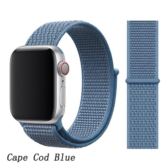 Strap For Apple Watch band 44mm/40mm Sport loop iwatch band 5 42mm 38mm correa pulseira apple watch 5 3 4 band nylon watchband