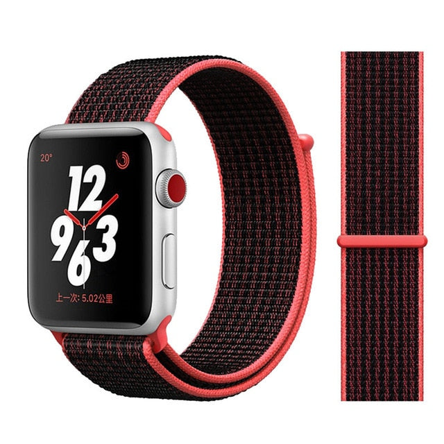 Strap For Apple Watch band 44mm/40mm Sport loop iwatch band 5 42mm 38mm correa pulseira apple watch 5 3 4 band nylon watchband