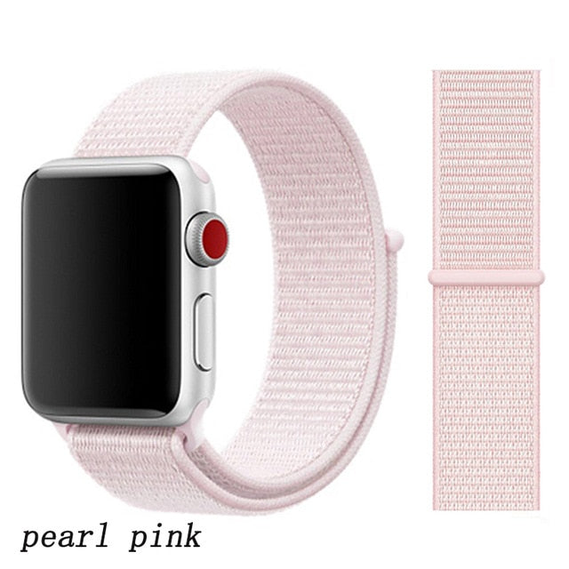 Strap For Apple Watch band 44mm/40mm Sport loop iwatch band 5 42mm 38mm correa pulseira apple watch 5 3 4 band nylon watchband
