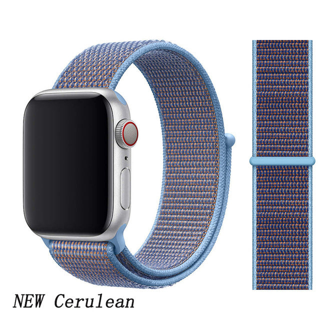 Strap For Apple Watch band 44mm/40mm Sport loop iwatch band 5 42mm 38mm correa pulseira apple watch 5 3 4 band nylon watchband