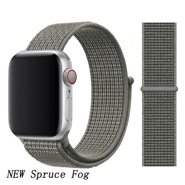Strap For Apple Watch band 44mm/40mm Sport loop iwatch band 5 42mm 38mm correa pulseira apple watch 5 3 4 band nylon watchband