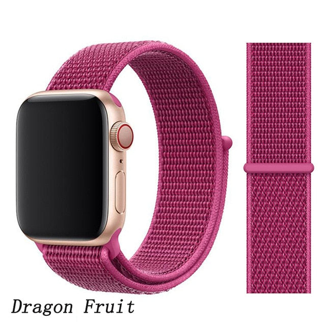 Strap For Apple Watch band 44mm/40mm Sport loop iwatch band 5 42mm 38mm correa pulseira apple watch 5 3 4 band nylon watchband