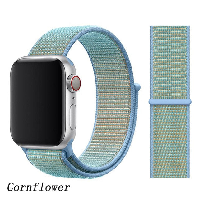 Strap For Apple Watch band 44mm/40mm Sport loop iwatch band 5 42mm 38mm correa pulseira apple watch 5 3 4 band nylon watchband