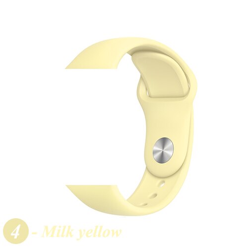 Strap For Apple Watch band 38mm 42mm iWatch 4 band 44mm 40mm Sport Silicone soft Bracelet correa Apple watch 5 4 3 2 Accessories