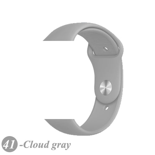 Strap For Apple Watch band 38mm 42mm iWatch 4 band 44mm 40mm Sport Silicone soft Bracelet correa Apple watch 5 4 3 2 Accessories