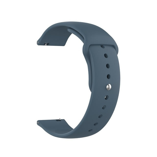 18mm 20mm 22mm Silicone Watchband for Samsung Galaxy Watch 42mm 46mm Active2 40mm 44mm Gear S2 S3 Strap Band Bracelet Active 2