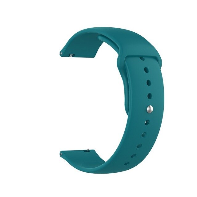 18mm 20mm 22mm Silicone Watchband for Samsung Galaxy Watch 42mm 46mm Active2 40mm 44mm Gear S2 S3 Strap Band Bracelet Active 2