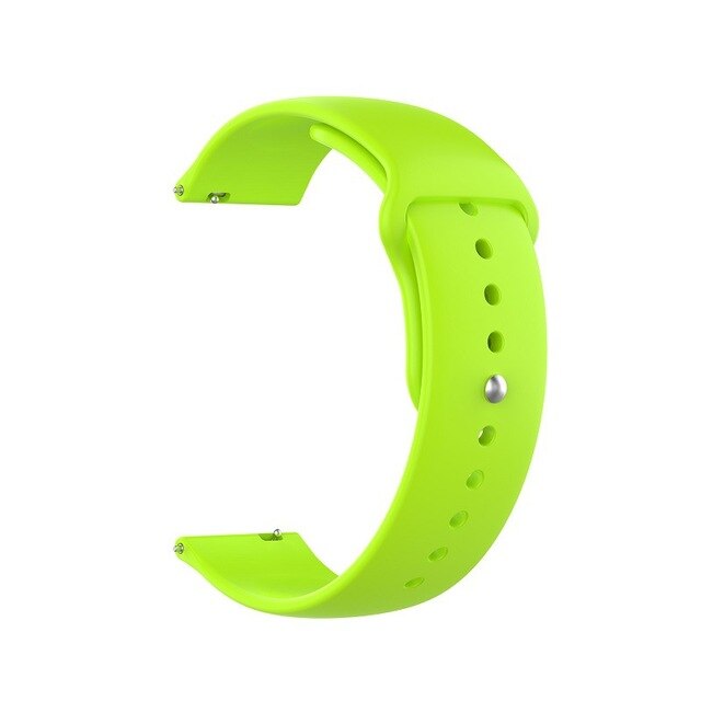 18mm 20mm 22mm Silicone Watchband for Samsung Galaxy Watch 42mm 46mm Active2 40mm 44mm Gear S2 S3 Strap Band Bracelet Active 2
