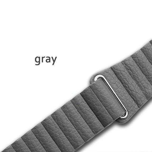 Leather loop strap for apple watch band 44 mm 40mm iwatch band 42mm 38mm Genuine Leathe watchband bracelet apple watch 5 4 3 2 1