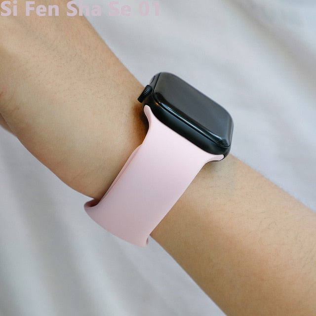 Strap For Apple Watch Band Correa iwatch 42mm 38mm 40mm bracelet Silicone Watchband Accessories 4 3 2 1 apple watch 5 band 44mm