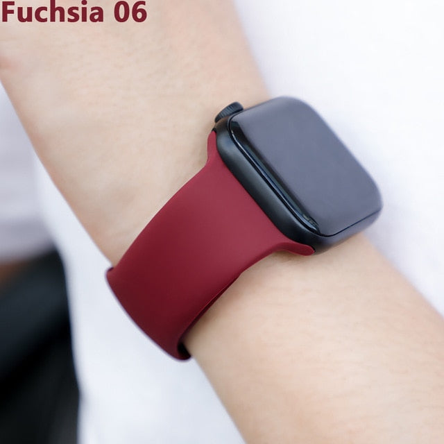 Strap For Apple Watch Band Correa iwatch 42mm 38mm 40mm bracelet Silicone Watchband Accessories 4 3 2 1 apple watch 5 band 44mm