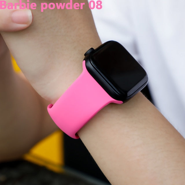 Strap For Apple Watch Band Correa iwatch 42mm 38mm 40mm bracelet Silicone Watchband Accessories 4 3 2 1 apple watch 5 band 44mm