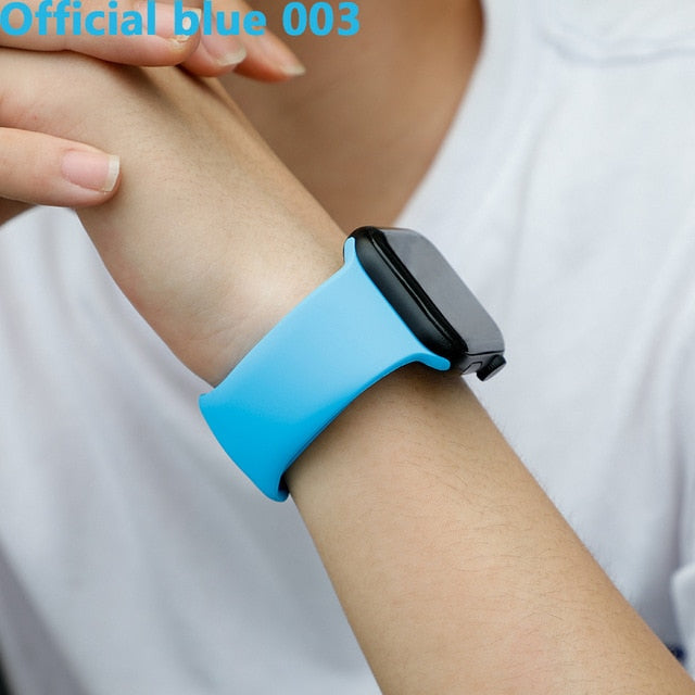 Strap For Apple Watch Band Correa iwatch 42mm 38mm 40mm bracelet Silicone Watchband Accessories 4 3 2 1 apple watch 5 band 44mm