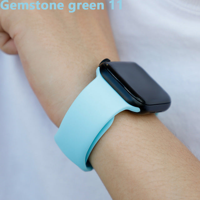 Strap For Apple Watch Band Correa iwatch 42mm 38mm 40mm bracelet Silicone Watchband Accessories 4 3 2 1 apple watch 5 band 44mm