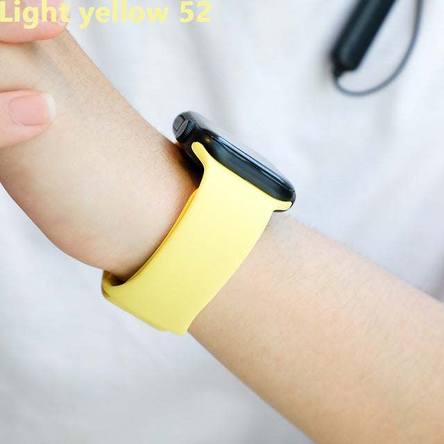 Strap For Apple Watch Band Correa iwatch 42mm 38mm 40mm bracelet Silicone Watchband Accessories 4 3 2 1 apple watch 5 band 44mm