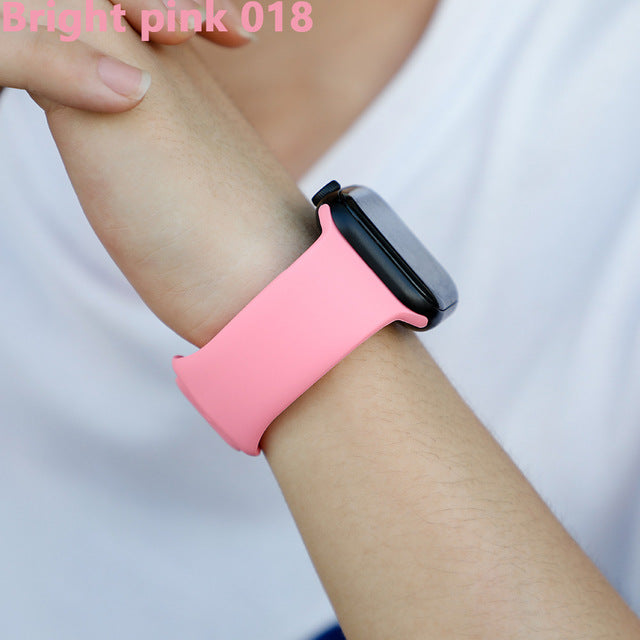 Strap For Apple Watch Band Correa iwatch 42mm 38mm 40mm bracelet Silicone Watchband Accessories 4 3 2 1 apple watch 5 band 44mm