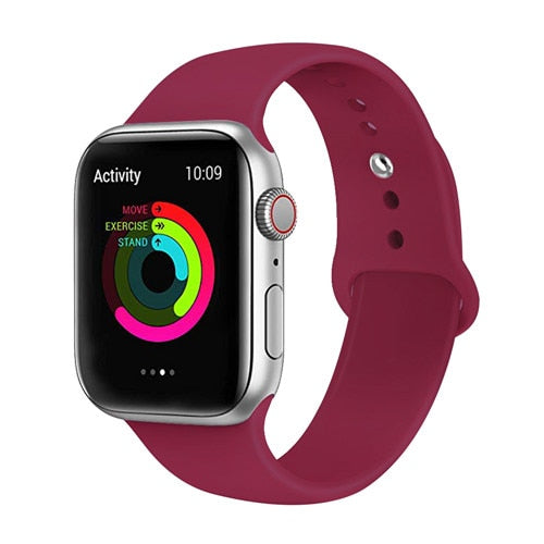 Strap For Apple Watch Band Correa iwatch 42mm 38mm 40mm bracelet Silicone Watchband Accessories 4 3 2 1 apple watch 5 band 44mm