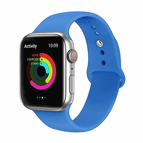 Strap For Apple Watch Band Correa iwatch 42mm 38mm 40mm bracelet Silicone Watchband Accessories 4 3 2 1 apple watch 5 band 44mm