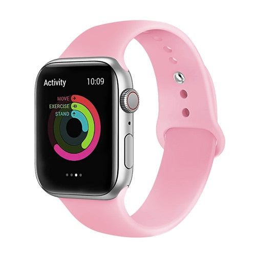 Strap For Apple Watch Band Correa iwatch 42mm 38mm 40mm bracelet Silicone Watchband Accessories 4 3 2 1 apple watch 5 band 44mm