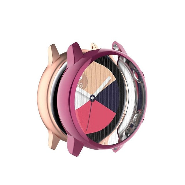 Case For Samsung galaxy watch active/active2 cover bumper Accessories Protector Full coverage silicone Screen Protection case