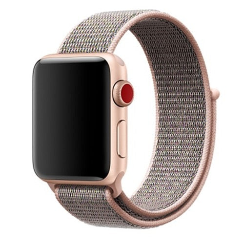 Nylon strap For Apple Watch band apple watch 5 4 3 2 44mm 40mm iWatch band 42mm 38mm correa Sport loop belt Bracelet Accessories