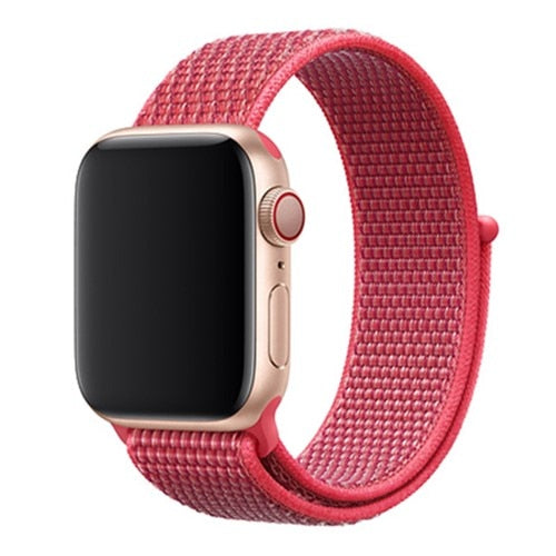 Nylon strap For Apple Watch band apple watch 5 4 3 2 44mm 40mm iWatch band 42mm 38mm correa Sport loop belt Bracelet Accessories